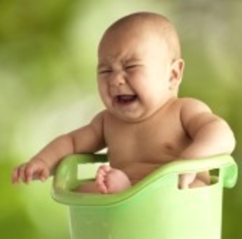 Anger in infants, age 8-10 months