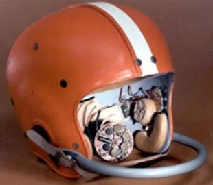 First Radio used inside a helmet