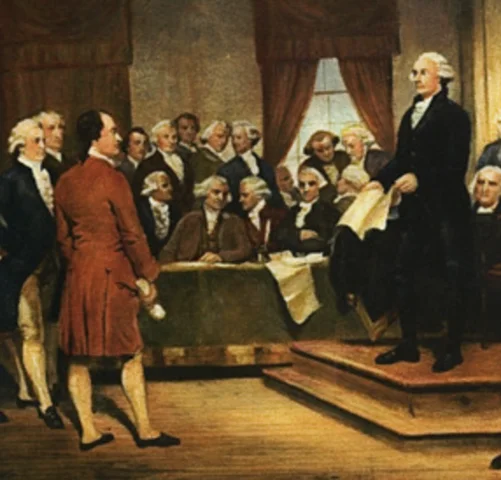 Congress ratifies the U.S. Constitution