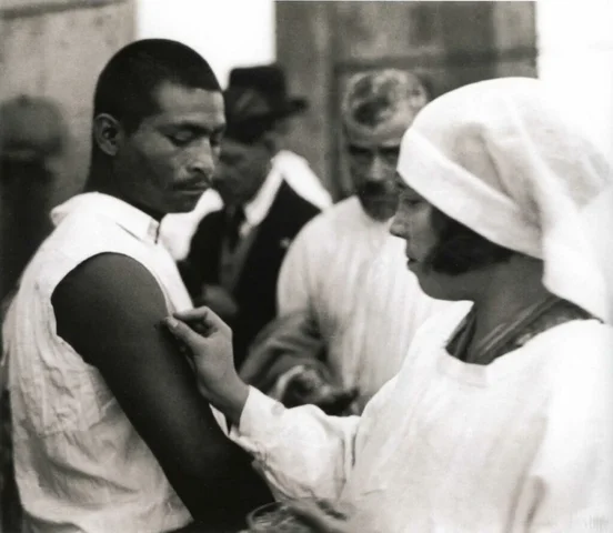 Epidemia de influencia (Enfermedad y superticion)