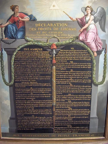 Writing of the Declaration of the Rights of Men