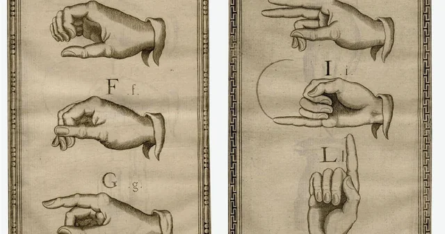 Año 1600 LENGUAJE DE SEÑAS