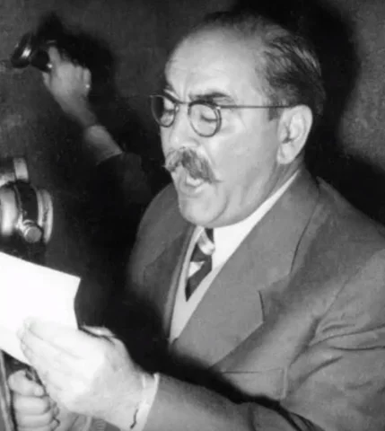Radio speech of Nagy Imre