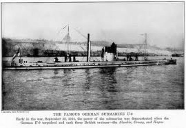 German policy of unrestricted Submarine Warfare