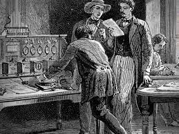 Primera línea de telégrafo