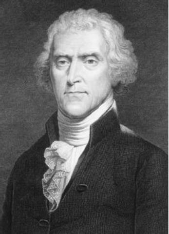 Thomas Jefferson re-elected President
