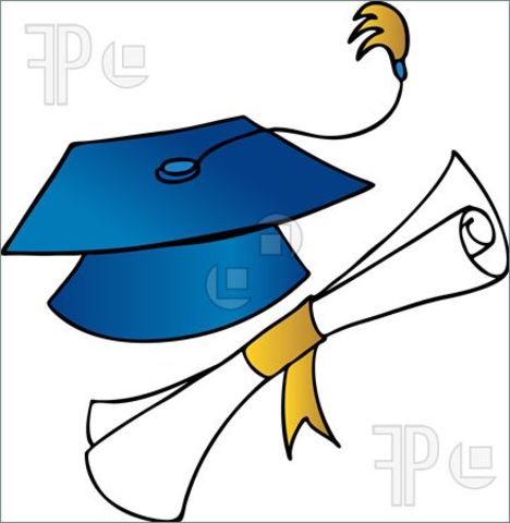 Chris graduated from high school