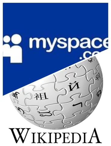 Wikipedia y MySpace