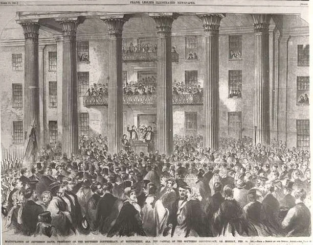 Inauguration of Jefferson Davis