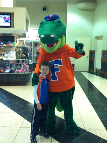My first Gator basketball game.