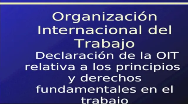Declaración de Principios y Derechos Fundamentales en el Trabajo