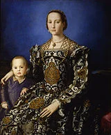 Portret van Eleonora di Toledo en haar zoon Giovanni