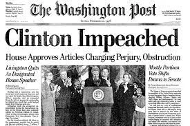 Bill Clinton Impeached by the House of Representatives