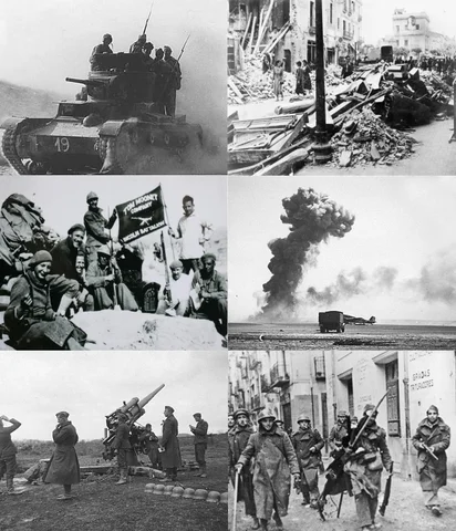 Beginning of spanish civil war