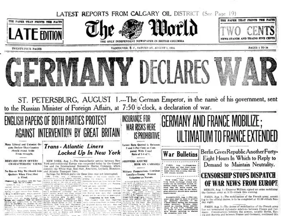 Germany Joins the War