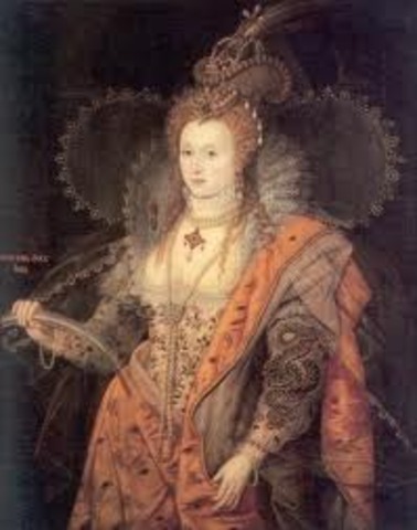 The passing away of Queen Elizabeth I