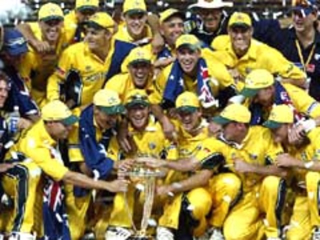 Australia beats India in the cricket world cup