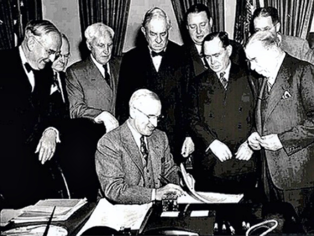 Marshall Plan is announced