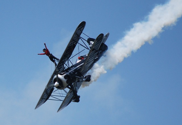 First Airshow in Columbus, Ohio After Her Injuries