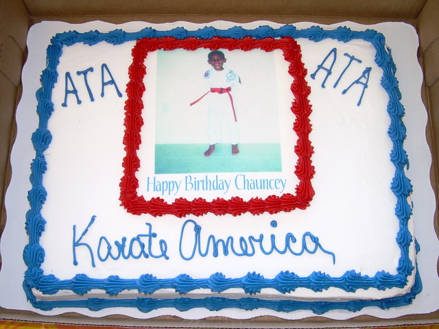 My 5 year old birthday at Karate America