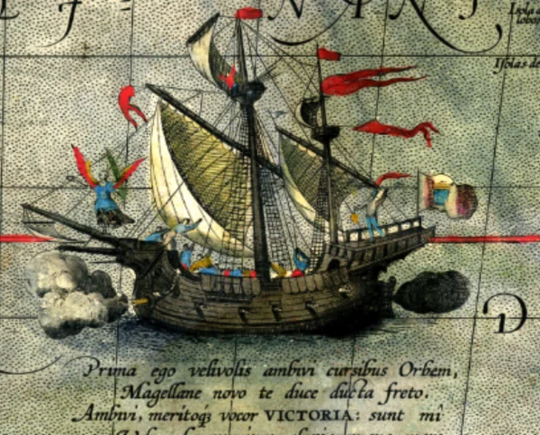 Ferdinand Magellan circumnavigates the globe