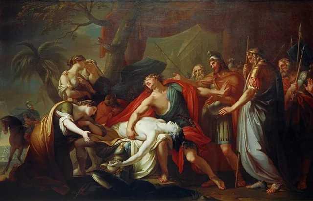 La muerte de Patroclo