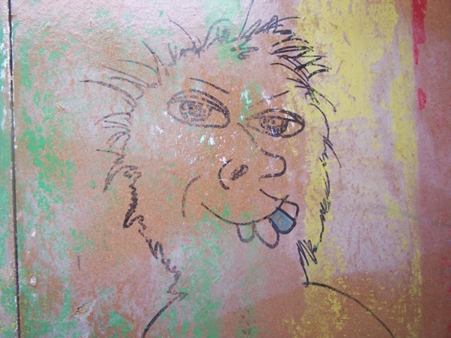Graffiti drawn by Sex Pistols' lead singer John Lydon
