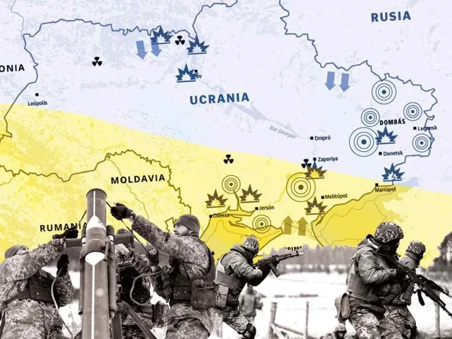 Avance militar Ruso sobre Ucrania.