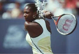 Serena's first win in a professional tournament
