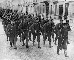 Germany mobilized their troops