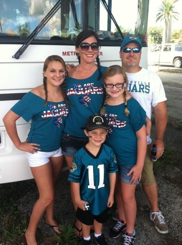 My first Jacksonville Jaguars game!
