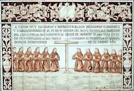 Llegada de los 12 Franciscanos