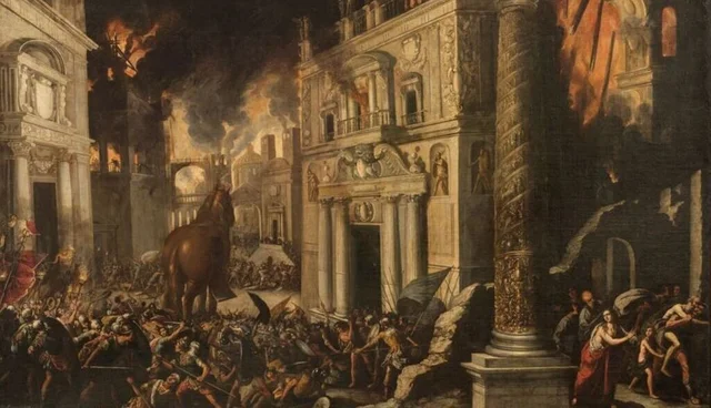 Creación del caballo de madera.