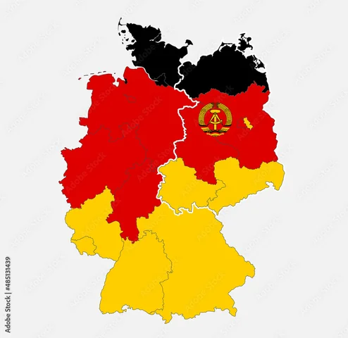 Creation of East and West Germany.
