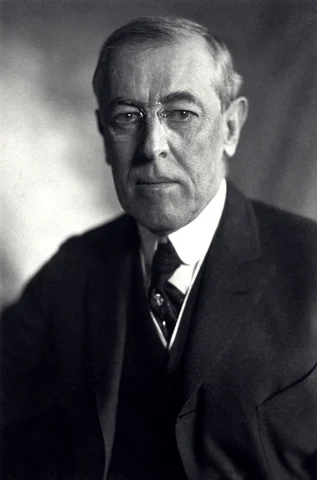 Woodrow Wilson elected as president