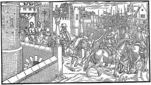 The English King sent English farmers