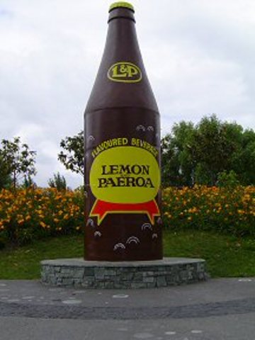 L & P bottle