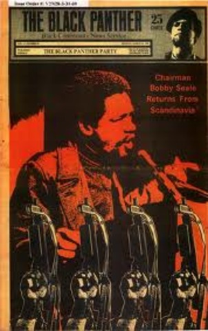 The Black Panther Newspaper goes into circulation