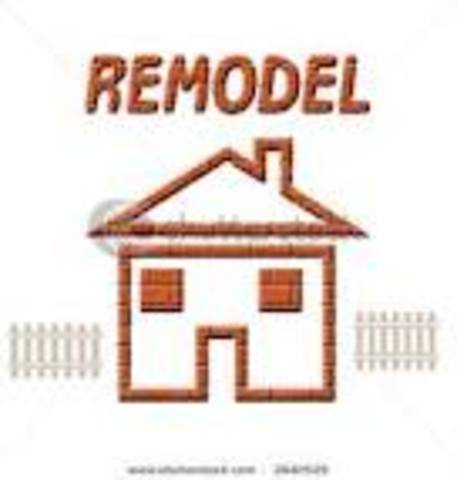He remodels