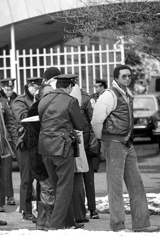 While protesting Apartheid, Ashe was arrested in front of the South African embassy in Washington D.C.