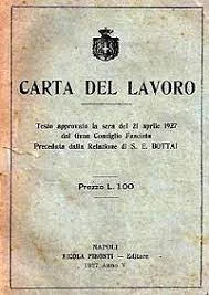 Creación de las cartas del Lavoro
