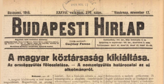 A magyar köztársaság születése