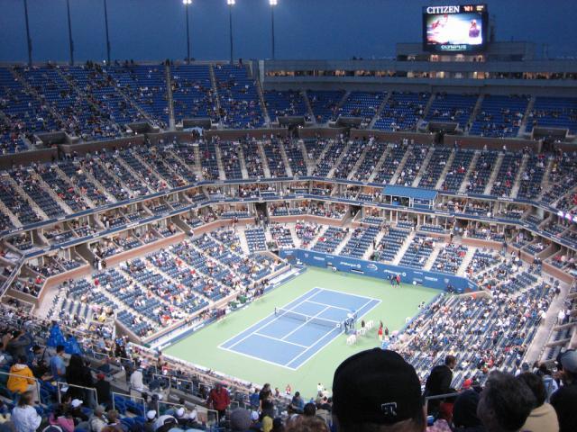 The new stadium in Flushing, New York is named Arthur Ashe Stadium and is the host court of the U.S. Open.