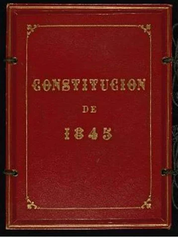La Constitución de 1845