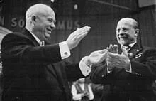 Nikita Khrushchev becomes Soviet Premier and Austria reunifies under the  condition they remain neutral in the Cold War.