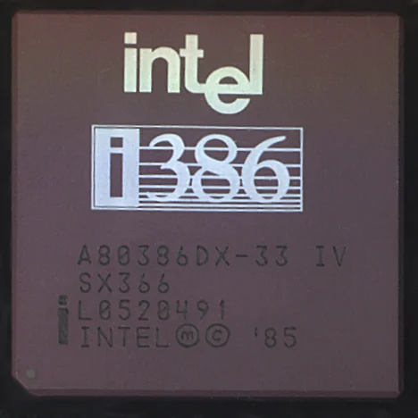 1985: El Intel 80386