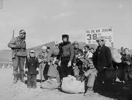 The Korean War ends with a cease fire and Korea remains divided at the 38th parallel and Stalin, leader of Soviet Union, dies.