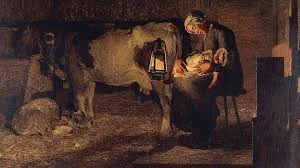 Giovanni Segantini dipinge Le due madri
