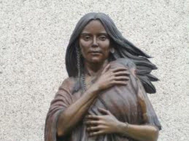 Expedition meets Sacajawea