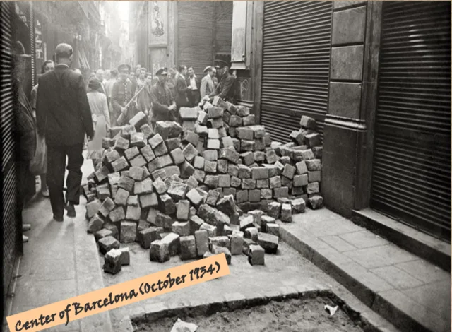 Center of Barcelona(October 1934)